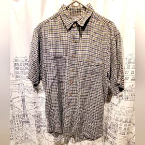 Vintage Ex Officio Men's Button Up Shirt EUC Size Large
